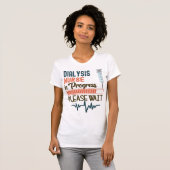 Progrにおけるおもしろい透析ナースギフト透析ナース Tシャツ (正面フル)