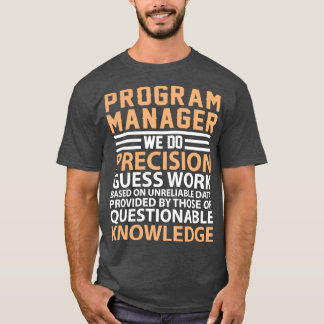 Program Manager definition Tシャツ