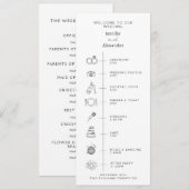 Program Modern Wedding. プログラム (正面/裏面)