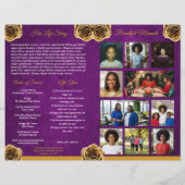 Programa Celebración de la Vida de Oro y Purpura (裏面)