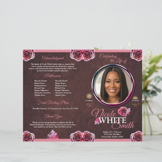 Programa Celebración de la Vida Rose Gold / Cafe (スタンド正面)