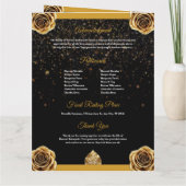 Programa Funerario Premiun 4 paginas Oro y Negro カード (裏面)