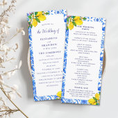 Programa Mediterranean Tiles Wedding with Lemon プログラム