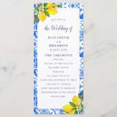 Programa Mediterranean Tiles Wedding with Lemon プログラム (正面)