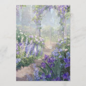 Programa planoLilac and Violet Floral Cream Garden プログラム (裏面)