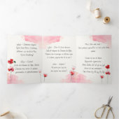 Programme "Coquelicots" 三つ折りプログラム (内部)