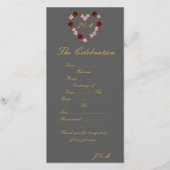 Programme de mariage gris (正面)