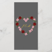 Programme de mariage gris (裏面)
