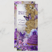 ProgramMenuカードティーパーティー&デザートブランチ挿入 (正面/裏面)