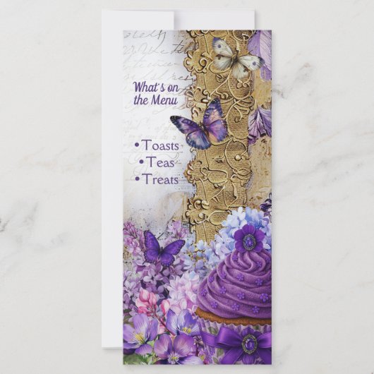 ProgramMenuカードティーパーティー&デザートブランチ挿入 (正面)