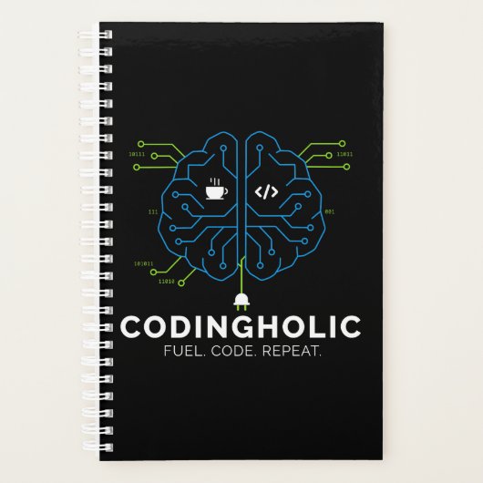 Programmer Brain Coding Daily Planner プランナー手帳 (正面)