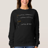 Programmer Coffee For Coders スウェットシャツ (正面)