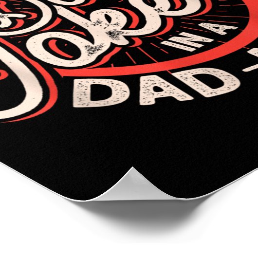 Programmer Dad Nerdy Father Database Geeky Dad Jok ポスター (角)