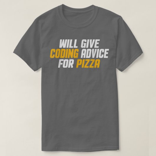 Programmer, Developer Funny Give Coding Advice For Tシャツ (デザイン正面)