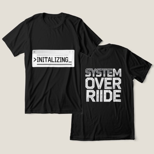 Programmer Hacker Design トライブレンドＴシャツ (デザイン正面&裏面)