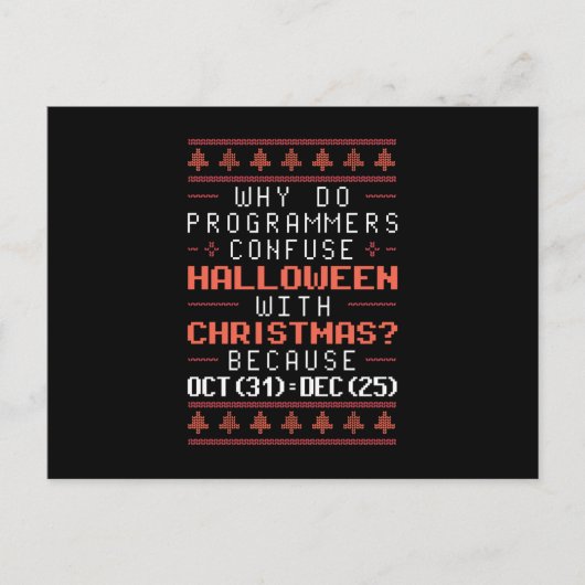 Programmer holidays ポストカード (正面)