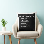 Programmer Life Cycle Loop (while loop) クッション (椅子)