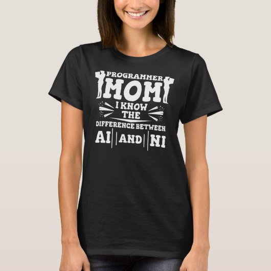 Programmer Mom - Coding Developer Software Enginee Tシャツ (正面)