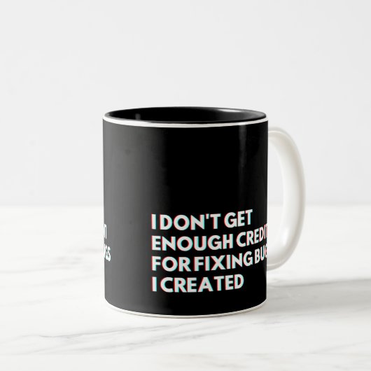 Programmers And Developers Funny Coding Saying ツートーンマグカップ (正面右)