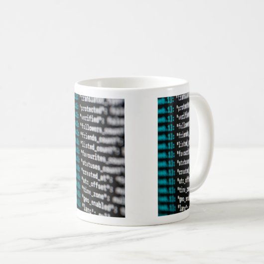 Programmers code Mug コーヒーマグカップ (正面右)