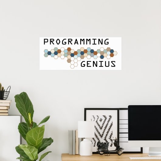 Programming Genius ポスター (ホームオフィス)