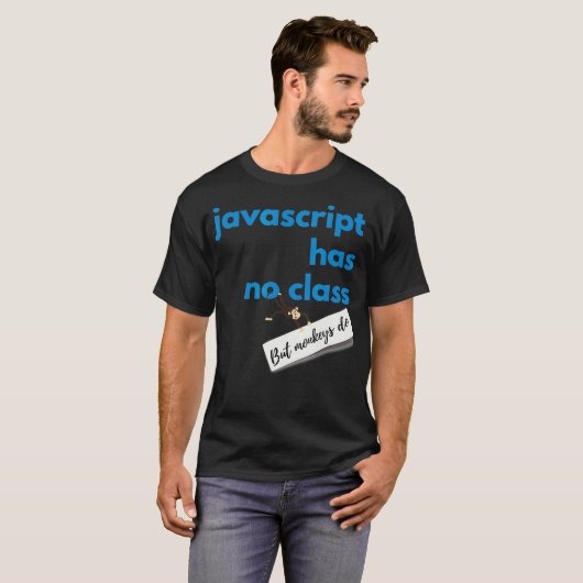 Programming Javascript Apparel Funny Coding Tees Tシャツ (正面フル)