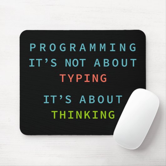 Programming Mindset Quote for Coders & Developers マウスパッド (マウス)
