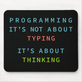 Programming Mindset Quote for Coders & Developers  マウスパッド