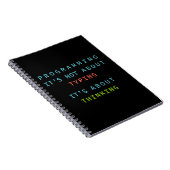 “Programming Quote Notebook for Coders & Developer ノートブック (右側)