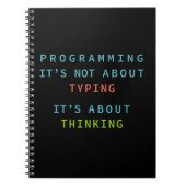 “Programming Quote Notebook for Coders & Developer ノートブック (正面)