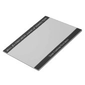 PROGRESSとCOMPLETENESSのメモカスタムパッド ノートパッド (アングル)