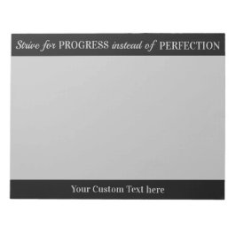 PROGRESSとCOMPLETENESSのメモカスタムパッド ノートパッド