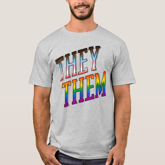 Progress 代名詞 They Them Tシャツ (正面)