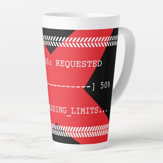 Progress Bar カフェラテマグ (右アングル)