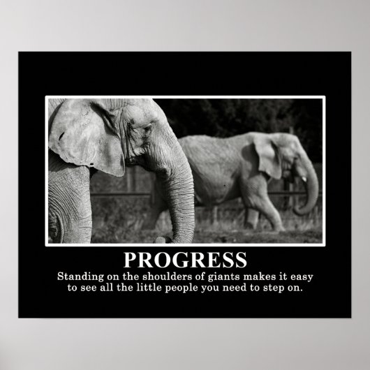 Progress by Standing on the Shoulders of Giants S ポスター (正面)