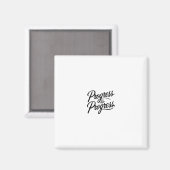 progress is progress magnet マグネット (正面/裏面)