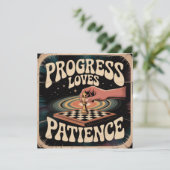 Progress Loves Patience サンキューカード (スタンド正面)