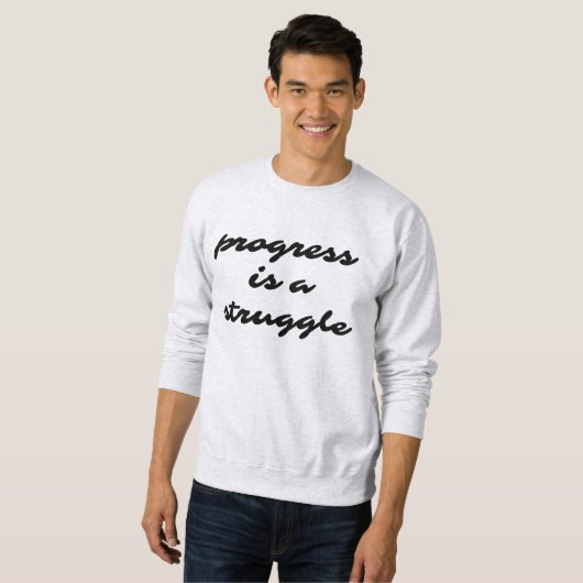 Progress Men's Basic Sweatshirt スウェットシャツ (正面フル)