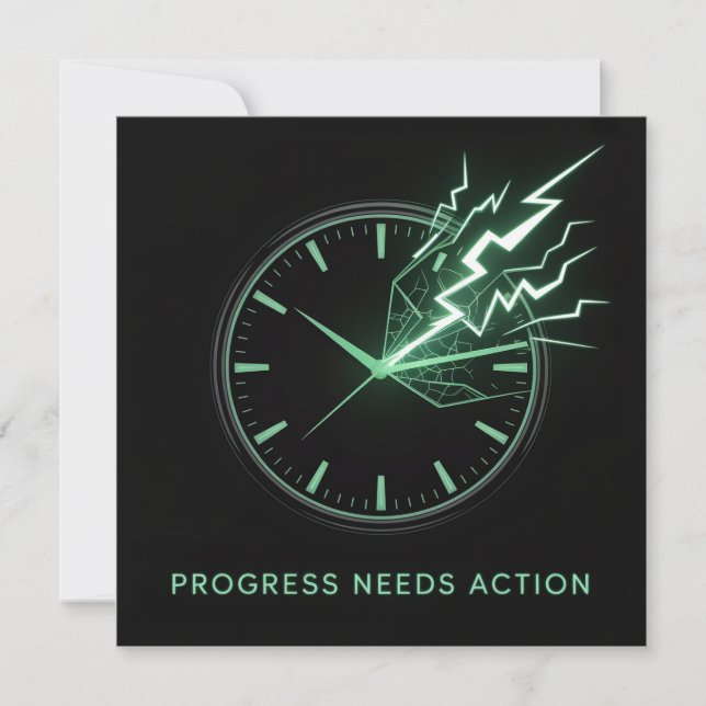 Progress Needs Action (正面)
