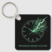 Progress Needs Action キーホルダー (正面)