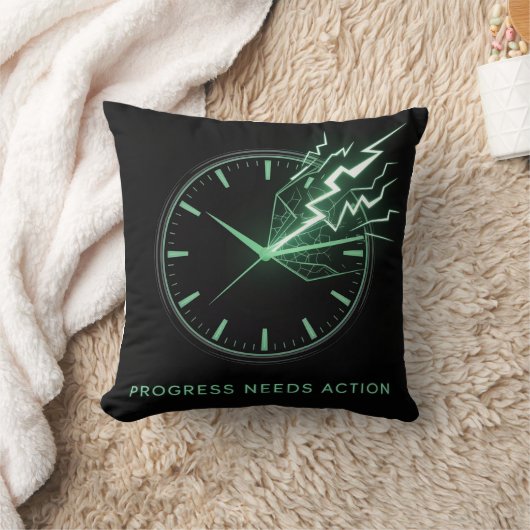 Progress Needs Action クッション (ブランケット)