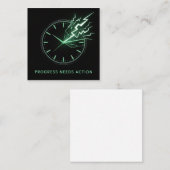 Progress Needs Action スクエア名刺 (正面/裏面)