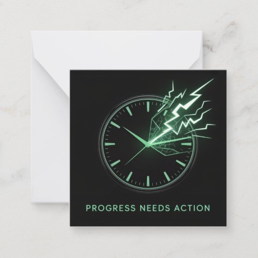 Progress Needs Action ノートカード (正面)