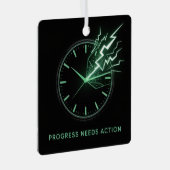 Progress Needs Action メタルオーナメント (正面右)