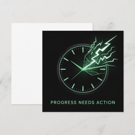 Progress Needs Action 招待状 (正面/裏面)