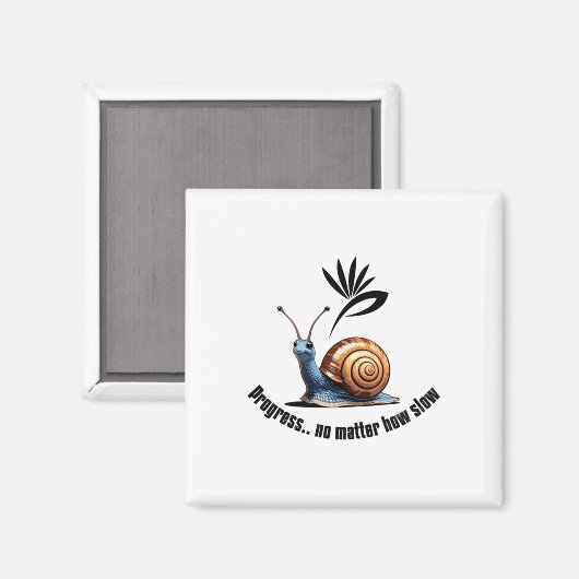 Progress..no How Slowステッカー マグネット (正面/裏面)