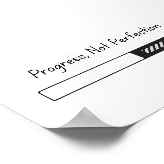 Progress Not Completeness - Poster Art ポスター (角)