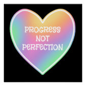 Progress Not Completeness Rainbowポスター ポスター (正面)