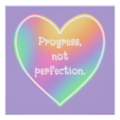 Progress Not Completeness Rainbowポスター ポスター (正面)