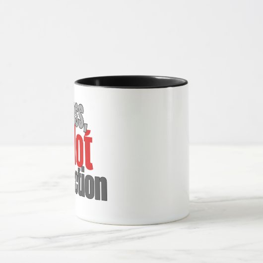 Progress not perfection  マグカップ (中央)